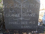 GRANGE Grieta C., la -1912 :: LA GRANGE Betty M. -1912