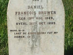 BRUWER Daniel Francois 1888-1889