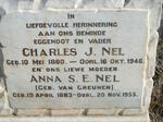NEL Charles J. 1880-1946 & Anna S.E. VAN GREUNEN 1883-1955