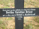 BRIEST Bertha Caroline 1866-1868