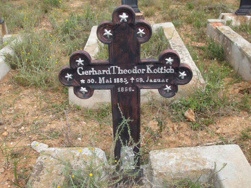 KOTTICH Gerhard Theodor 1885-1886