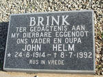 BRINK John Helm 1914-1992