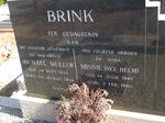 BRINK Michael Muller 1882-1966 & Minnie HELM 1887-1980