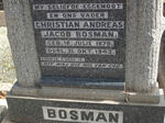 BOSMAN Christian Andreas Jacob 1879-1943