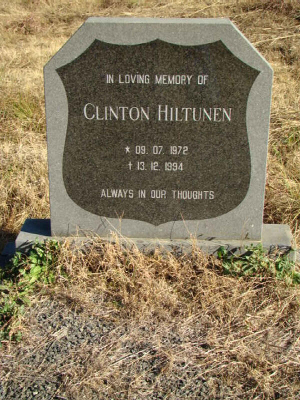 HILTUNEN Clinton 1972-1994