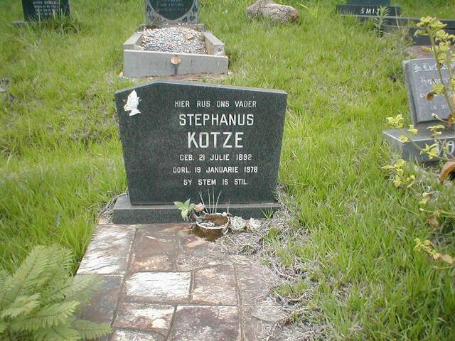 KOTZE Stephanus 1892-1978