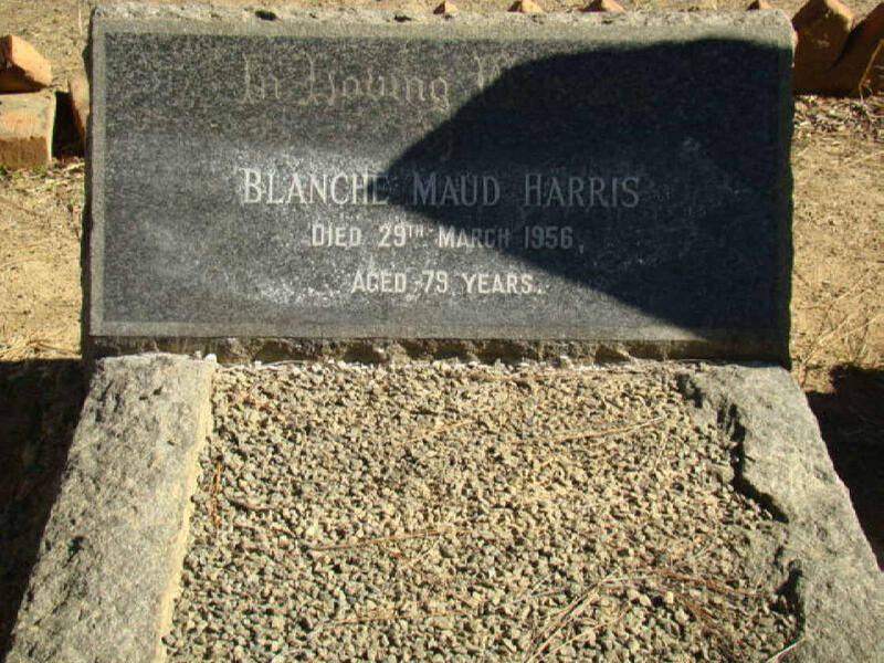 HARRIS Blanche Maud -1956
