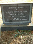 LUND Owen 1909-1988