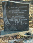 LOOTS Valerie Esther 1928-1994