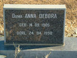 PREEZ Anna Debora, du 1905-1990