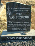 NIEKERK Theo, van 1933-2001