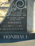 HONIBALL Gerhardus 1923-1974