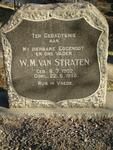 STRATEN W.M., van 1902-1956
