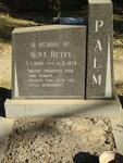 PALM Betsy 1895-1970