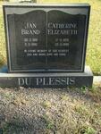 PLESSIS Jan Brand, du 1918-1990 & Catherine Elizabeth 1920-1990