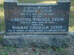 DIXON Joseph -1917 & Christina Winifred -1949 :: DIXON Norman Chisholm -1916