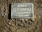 CULVERWELL John 1928-1998