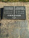 GREAVES Fredrick Johannes 1879-1936 & Johanna Francisca 1891-1974