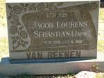 REENEN Jacob Lourens Sebastian, van 1905-1982