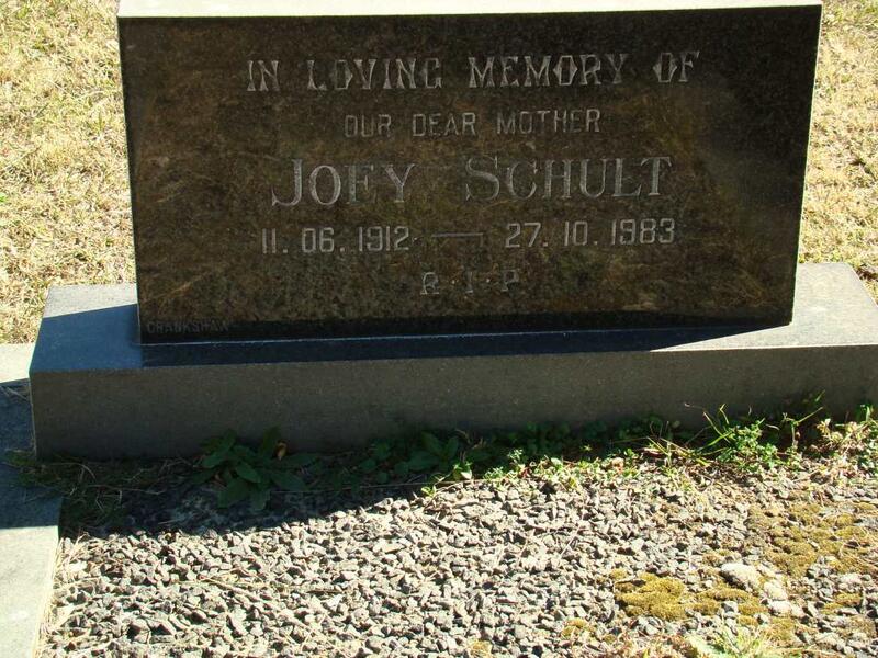 SCHULT Joey 1912-1983