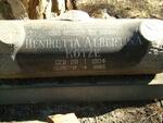 KOTZE Henrietta Albertina 1904-1985