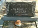SAUNDERS Alma Alwyn nee VAN HEERDEN 1925-1972