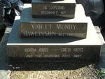 RAWLINSON Violet Mundy nee Trafford 1883-1970