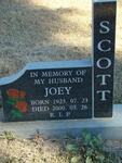 SCOTT Joey 1923-2000