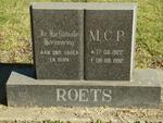 ROETS M.C.P. 1922-1992