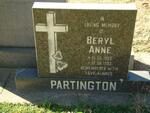 PARTINGTON Beryl Anne 1959-1993