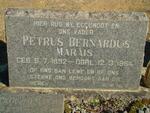 MARAIS Petrus Bernardus 1892-1964