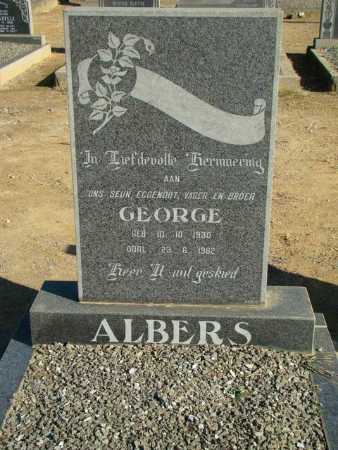 ALBERS George 1930-1982