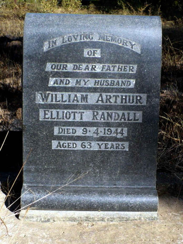 RANDALL William Arthur Elliot -1944