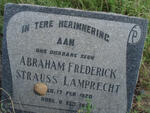 LAMPRECHT Abraham Frederick Strauss 1920-1938