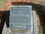 FRASER Martha Christina 1892-1981