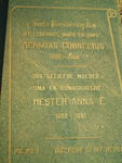 ? Hermias Cornelius 1896-1968 & Hester Anna E. 1902-1991