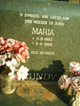 ?UNDY Maria 1893-1969