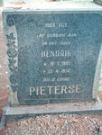 PIETERSE Hendrik 1921-1970