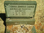 RECKFORD Erica Joahnica Louisa 1976-1977