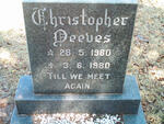 DEEVES Christopher 1980-1980