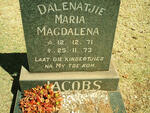 JACOBS Dalenatjie Maria Magdalena 1971-1973