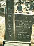DREYER Theunis Frederick Jacobus 1898-1975 & Johanna GROENEVELD 1901-1980