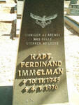 IMMELMAN Ferdinand 1945-1976