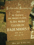 BADENHORST Alida Maria Elizabeth 1922-1977