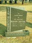 HEERDEN Martin, van 1919-1995 & Hettie 1921-1995
