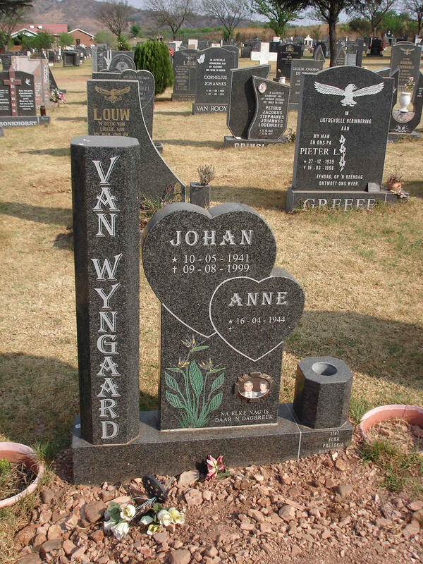 WYNGAARD Johan, van 1941-1999 & Anne 1944-