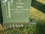 LESAR Nick 1928-2000