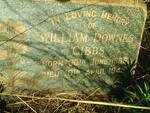 GIBBS William Downes 1906-1949