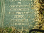 RALPH Samuel William