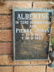 ALBERTSE Pierre Johan 1936-1993